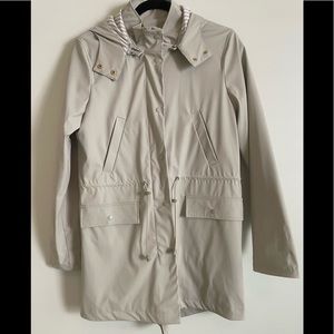 Ellsworth and Ivey khaki rain jacket